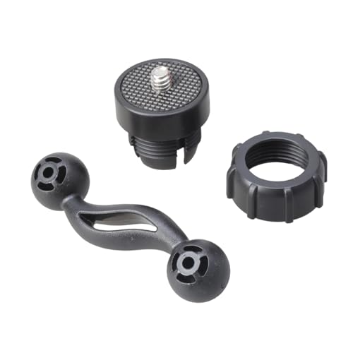 Adaptador profesional de rótula de 17 mm a rosca de 1/4 pulgadas, soporte de brazo de manguera flexible para teléfono, cámara, trípode, accesorios, adaptador de montaje de fotografía