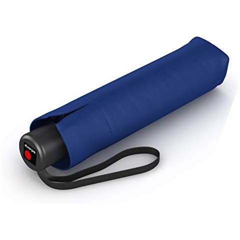 Knirps Taschenschirm A.050 Medium Manual - Kompakt und sturmfest - Stabil - Windproof - Blue Cover