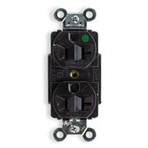 HUBBELL HBL8300 AC Receptacle NEMA 5-15/20 Female Brown Duplex