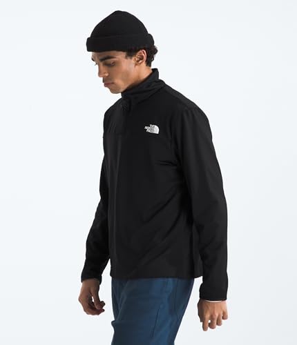 THE NORTH FACE Men's Cedar Trail Grid Fleece Quarter Zip Jacket | Cold Weather Top With Durable, Reinforced Bindings3