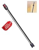 Verlängerungsrohr für Dyson V12 Detect Slim / V10 Digital Slim Stabstaubsauger, 74 cm Aluminium Teleskoprohr mit Schnellspanner – Ersatz Saugrohr Zubehör