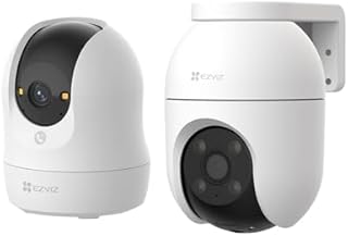 EZVIZ Lots of C6N G1 3K Indoor WiFi Surveillance Camera and C8C 2MP Outdoor Camera