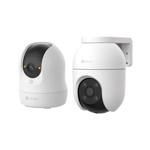 EZVIZ WLAN-Überwachungskamera Indoor C6N G1 4K und Outdoor-Kamera C8c 4K