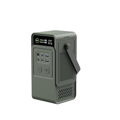 CTOLITY Portable Power Station, 192Wh 200W LiFePO4 Battery with 100W