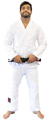 Kimono Jiu Jitsu Balance Keiko Unissex, Branco, A3H