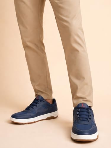 Image of LOQO Men's Vigo Navy Sneakers