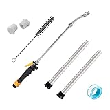 RV Water Heater Anode Rod, Flush Wand and Stainless Steel Brush Cleaning Kit - 9.25"L x 3/4" NPT Thr