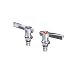 Old Style Low Lead KL13 Series Repair Kit for Compression Valve Includes: Hot and Cold Valve and Handles Repair Kit (Retail Packaging)