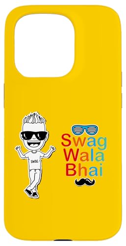Regalos divertidos Rakhi para hermano Swag Brother Carcasa para iPhone 15 Pro