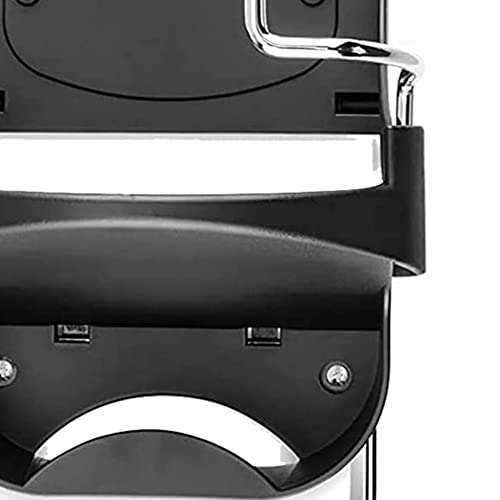 Hausdec Iron Board Hanger Wall Mount Electric Iron Holder Iron and Ironing Board Storage Organizer Shelf with Removable Hooks -1 - Image 6