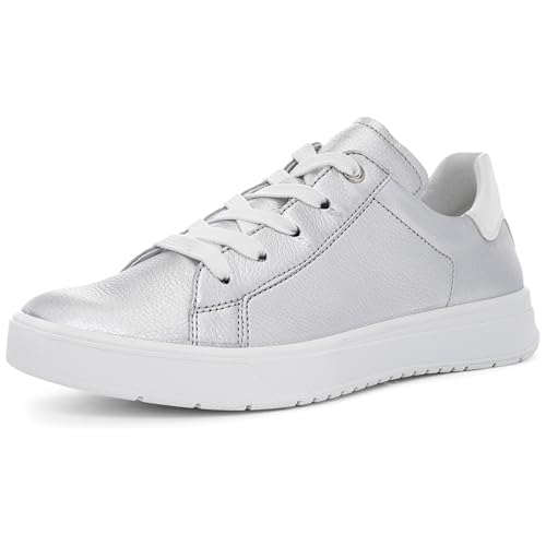ara Damen ROM Sneaker, Silber,Weiss, 39 EU