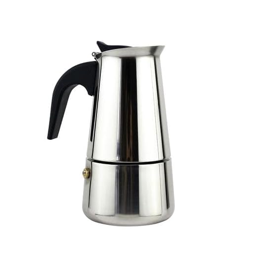 Cafeteira Italiana Inox 4 Xícaras – Design Moderno, Café Espresso Tradicional