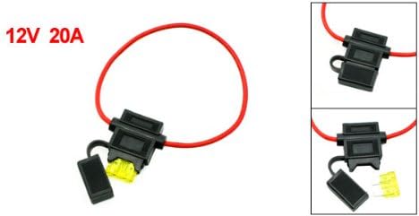 uxcell BH708 Boat Truck 14# AWG Wire Fuse Holder Block, 12V, 20A