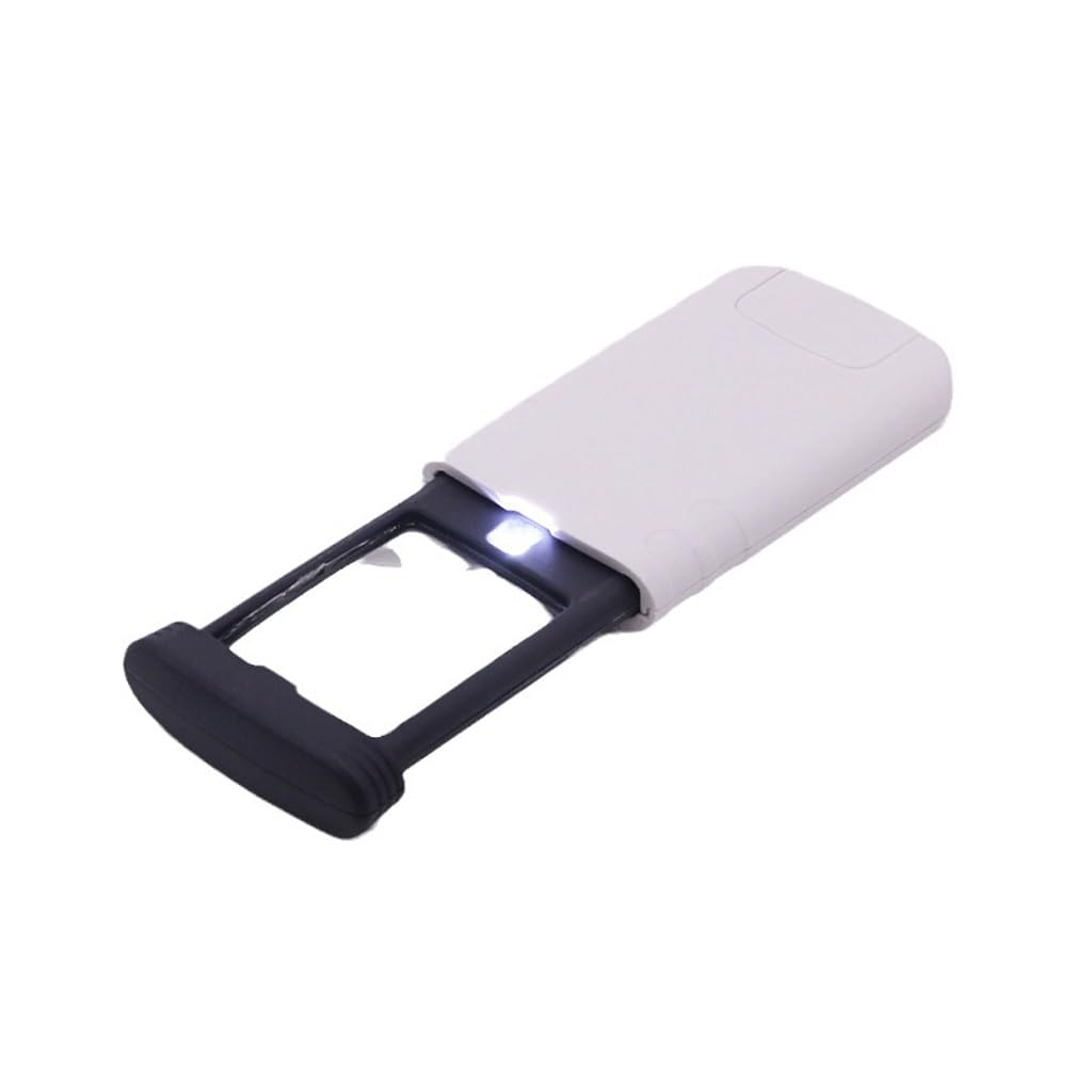 Lupa de Mano Plegable Rectangular