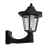 Applique murale à solaire : convient pour le jardin, le bord piscine, la pelouse, la terrasse, le bord route, etc., applique murale vintage