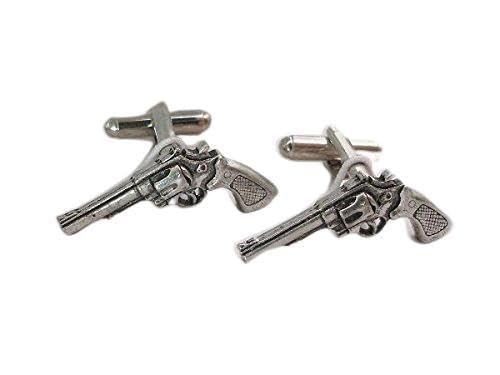 Boutons de manchette pistolet pour parfaire votre costume de mariage chic