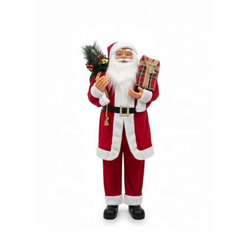 Père Noël Debout pour créer une magie festive et décorer le salon en hiver