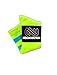 Unisex Child Kid Size Neon Bright Colored Knee High Sport Team Socks With Various Colored Stripes (US, Alpha, One Size, Neon Green with Neon Blue Stripes)