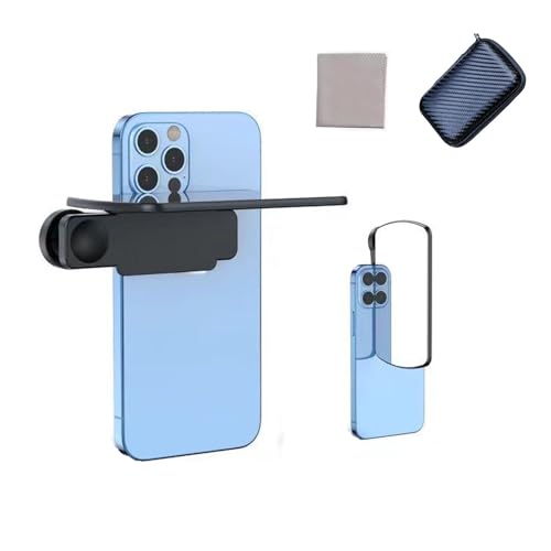 Mirror Effect Lens - Capture Stunning Reflections Instantly, mount Smartphone Camera Mirror Reflection Clip Kit, Shoot The Sky L