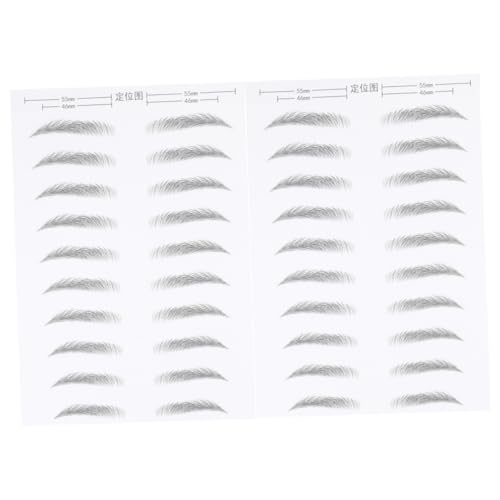 Ipetboom 2 Pares Ceja De Simulación Lápiz De Cejas Gel Para Cejas Claro Gel Claro Etiqueta Engomada De La Ceja Paleta De Sombras De Ojos Champú Contra La Caspa Peca Tinte Black
