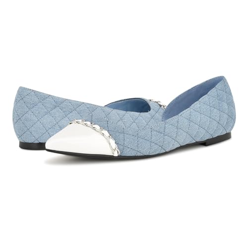 Ballerines plates Breza en denim clair 450 style casual Nine West