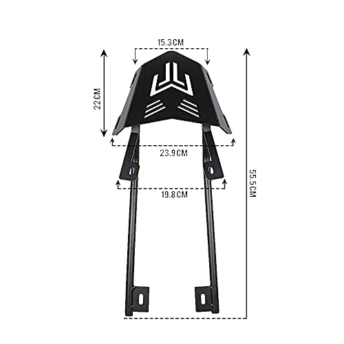 Image of Vagary Expedition Back Rack Yamaha MT 15 /Back Carrier for Yamaha MT15 (Black)