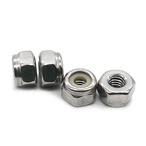 Fullerkreg #10-24 Hexagon Nylon Locking Nuts, 100 Pack