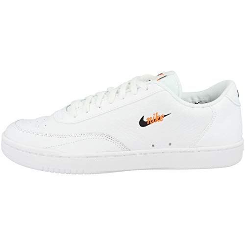 Nike Men's Tennis Sports Shoe, White Black Total Orange, 13