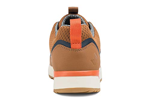 Forsake Banks – Men’s Outdoor Hiking Sneaker (13 D(M), Navy/Orange) #TOP4