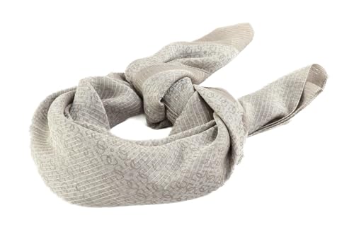 Écharpe Aveta GUESS haut de gamme, grand tissu 80x180 cm Stone taupe
