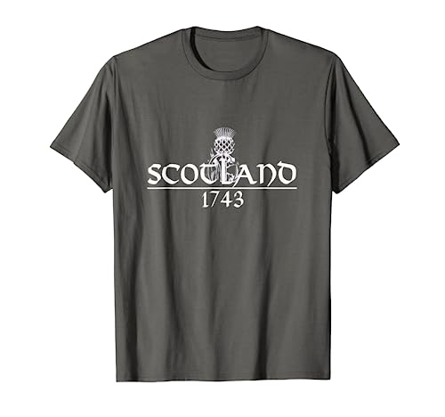 Scotland 1743 Shirt Scottish Thistle Gaelic Gift