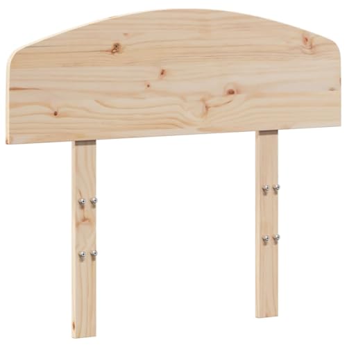 Tête de Lit Classique en Bois Massif de Pin, 90 cm, vidaXL, Beige, Rectangulaire, Accessoire de Lit, Meuble de Chambre à Coucher Maison