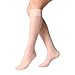 MANZI 12 pairs Knee High Pantyhose Hosiery for Women(12 pairs nude)