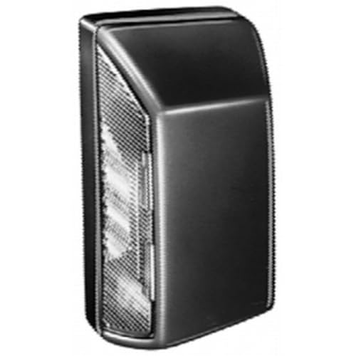 HELLA 2KA 003 389-068 Luce targa - 12/24V - Montaggio, esterno/Raccordo a vite - Colore diffusore luce: cristallino - Spina: Spina piatta - posteriore/Sx/Dx