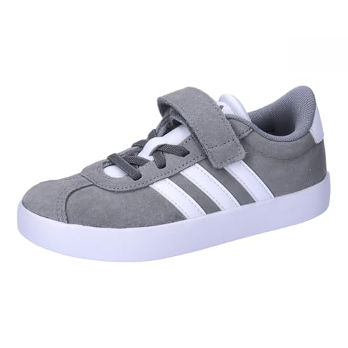 Adidas Mixte Enfant VL Court Shoes gris blanc - Baskets enfant 29