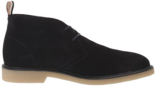 Image of BOSS Men's Suede Lace Up Desert Boot With Embossed Logo