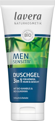 lavera Duschgel 3in1 Men Sensitiv, 200 ml - 2 Stück