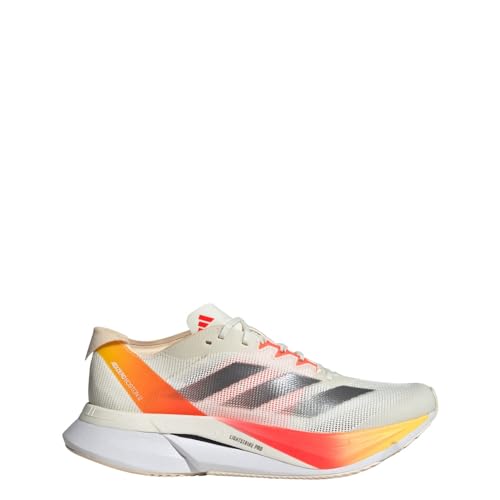Preisvergleich Produktbild Adizero Boston 12 Laufschuhe, Elfenbein, Eisen, Metallic, Solarb, 40 EU