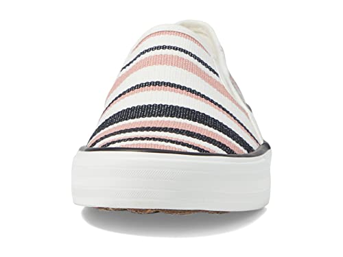 Image of Keds Womens Double Decker Canvas Slip On Sneakers Shoes Casual - Black
