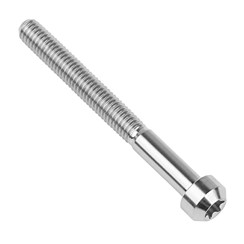 Image of Titanium Torx Square Head M6 x 10 15 20 25 30 35 40 45 50 60 65 70 80mm Screw Pack of 5 (Normal Titanium, M6x60mm)