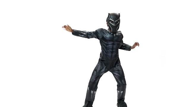 Disfraz Marvel Black Panther para niños talla L miniatura 7