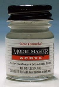 Light Gray Testors Acrylic Plastic Model Paint