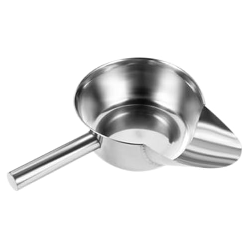 palomitas de maíz de acero inoxidable - Pala para freír con pico d', herramienta para servir resistente, accesorio para cafetería y buffet | Escuela, restaurante, estadio, instalación deportiva