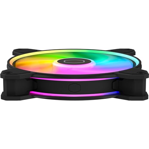 Image of Cooler Master MasterFan MF140 Halo2 140mm ARGB Gen2 PC Case Fan Black MFL-B4DN-16NP2-R2 FN1895