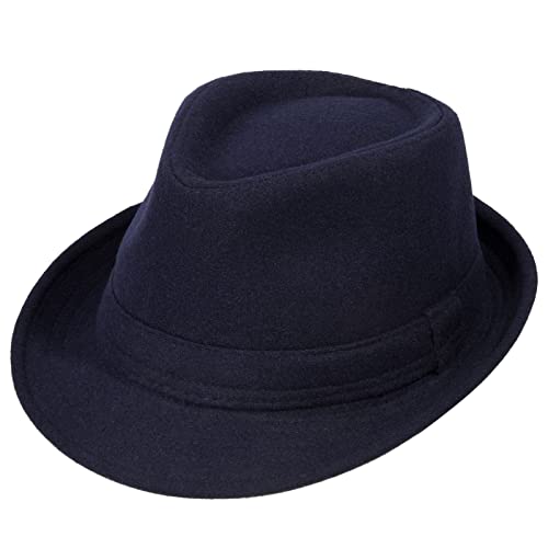 Simplicity Unisex Timelessly Classic Manhattan Fedora Hat