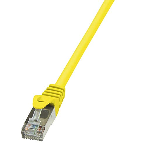 Preisvergleich Produktbild LogiLink CP1037D CAT5e SF / UTP Patch Kabel AWG26 gelb 1,00m