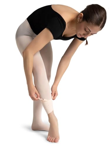 Capezio Ultra Soft Transition Tight with Back Seam, Light Pink, S/M2