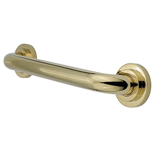 Flash Sale Kingston Brass DR414182 Designer Trimscape Manhattan Decor 18-Inch Grab Bar with 1.25-Inch Outer Diameter, Polished Brass