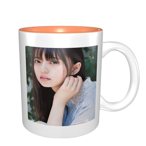 マグカップ 齋藤飛鳥 コーヒーカップ 陶磁器 人気 おしゃれ 大容量 ミルクコップ 耐熱 耐冷 持ちやすい 繰り返し使用 オフィス 家庭用 電子レンジ対応 記念日 プレゼント 330ml