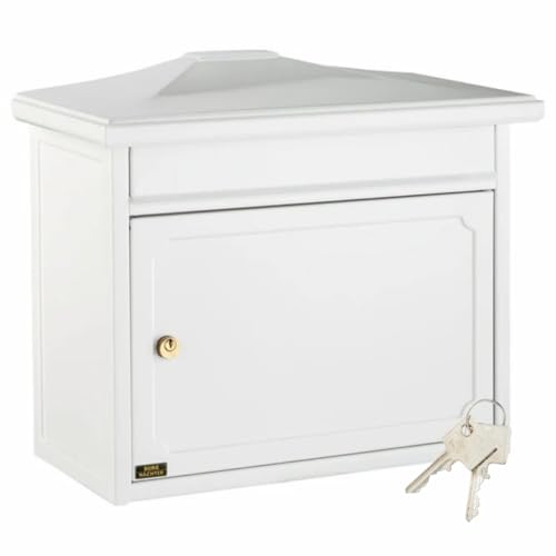 Burg-WÄCHTER Briefkasten ohne Zeitungsfach und Namensschild, Verzinkter...